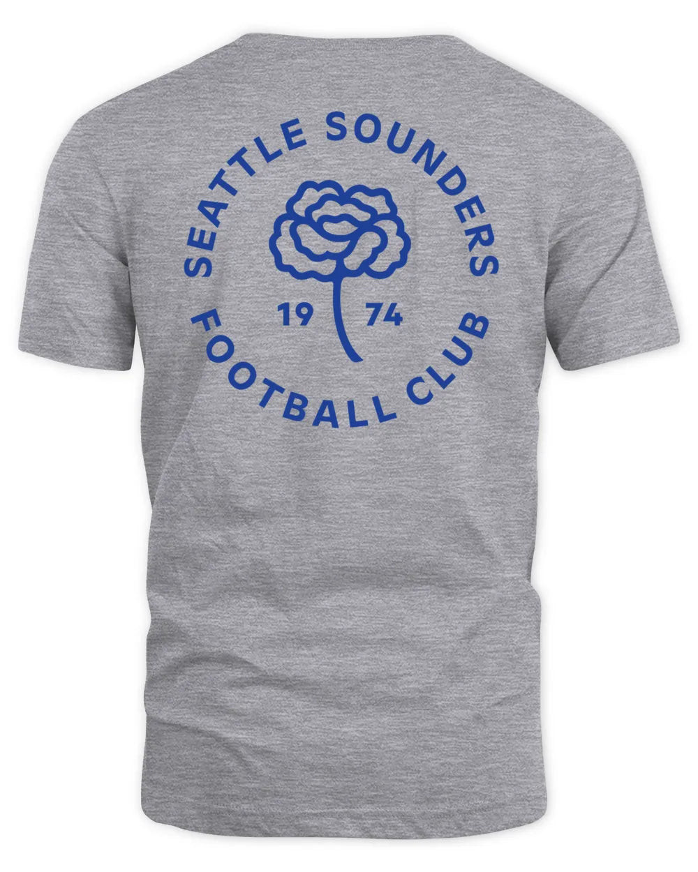 Men's Mitchell & Ness Heather Gray Seattle Sounders Fc Carnation T-shirt