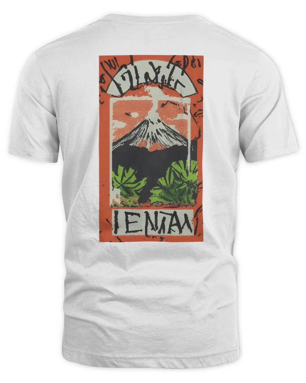 Jungle Volcano Art Tee