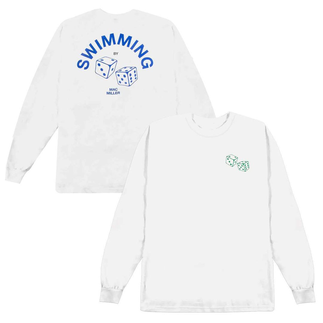 Mac Miller Merch Swimming Dice Long Sleeve