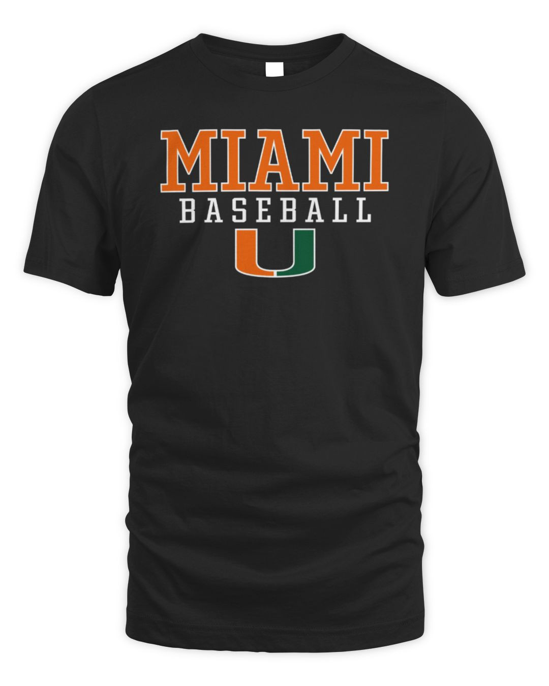 Miami Hurricanes Stack Baseball T-shirt 2024