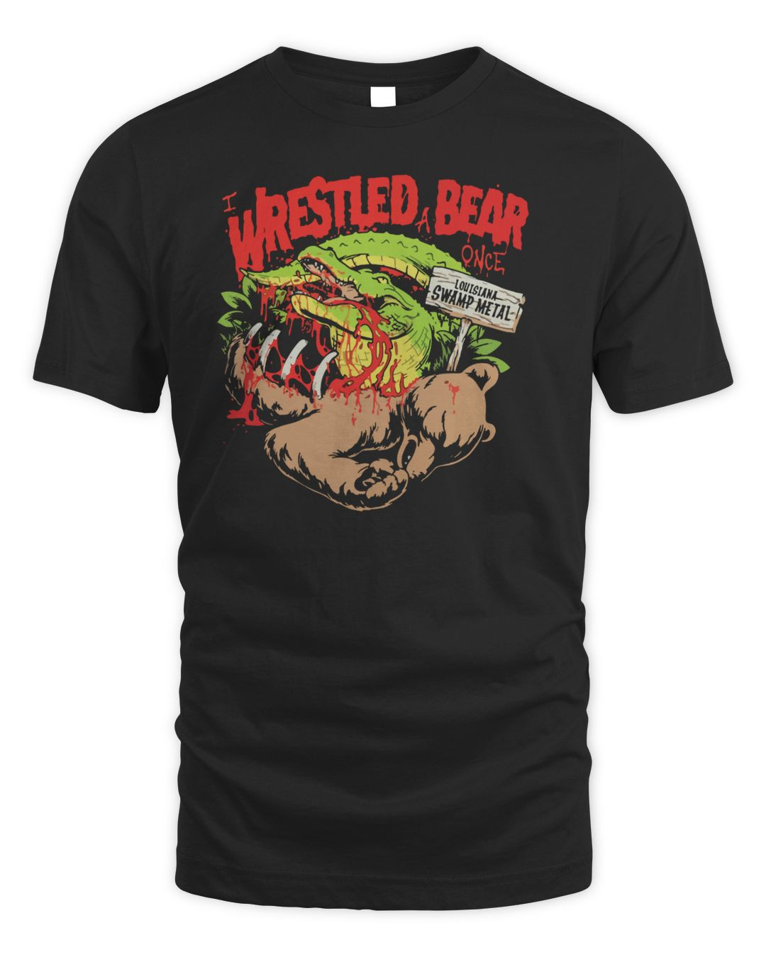 Iwrestledabearonce Merch Swamp Metal Shirt