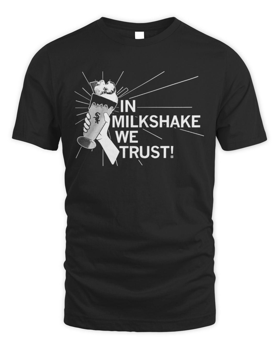 In Milkshake We Trust Black Merch Hoodie