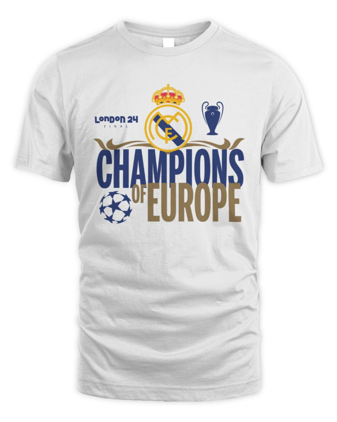 London 24 Ucl Final Real Madrid Winners T-shirt