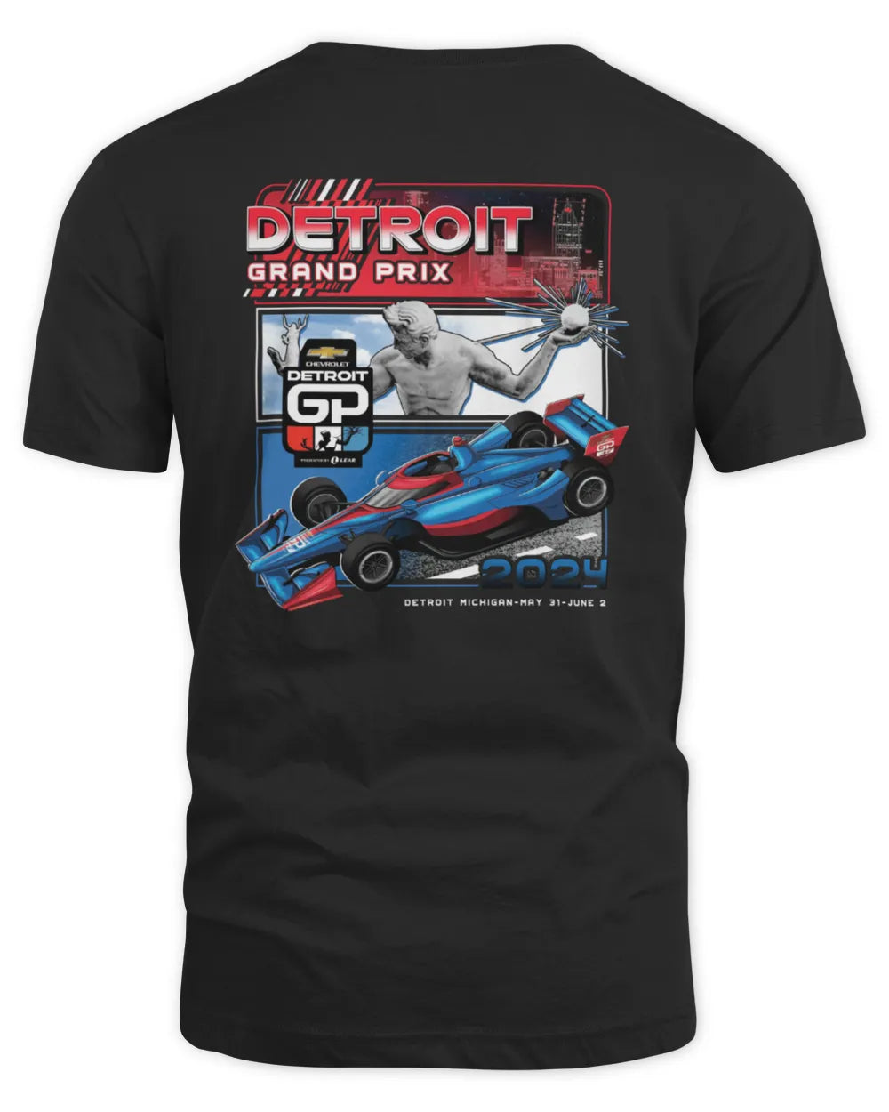 Indycar Shop 2024 Detroit Grand Prix City T Shirt