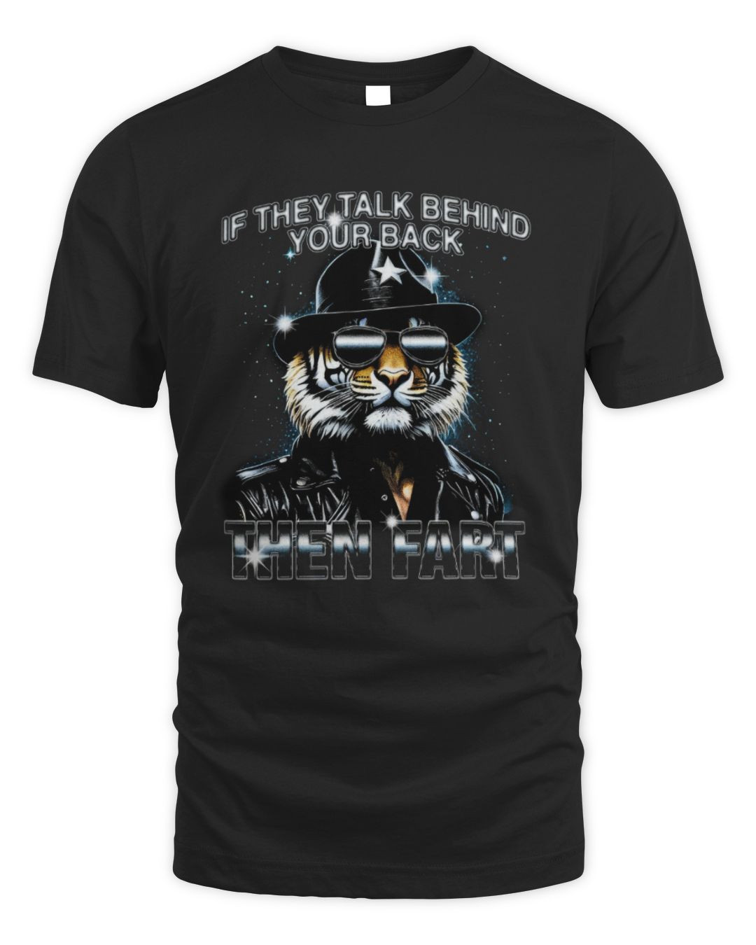 If They Talk Behind Your Back Then Fart Hoodie Black