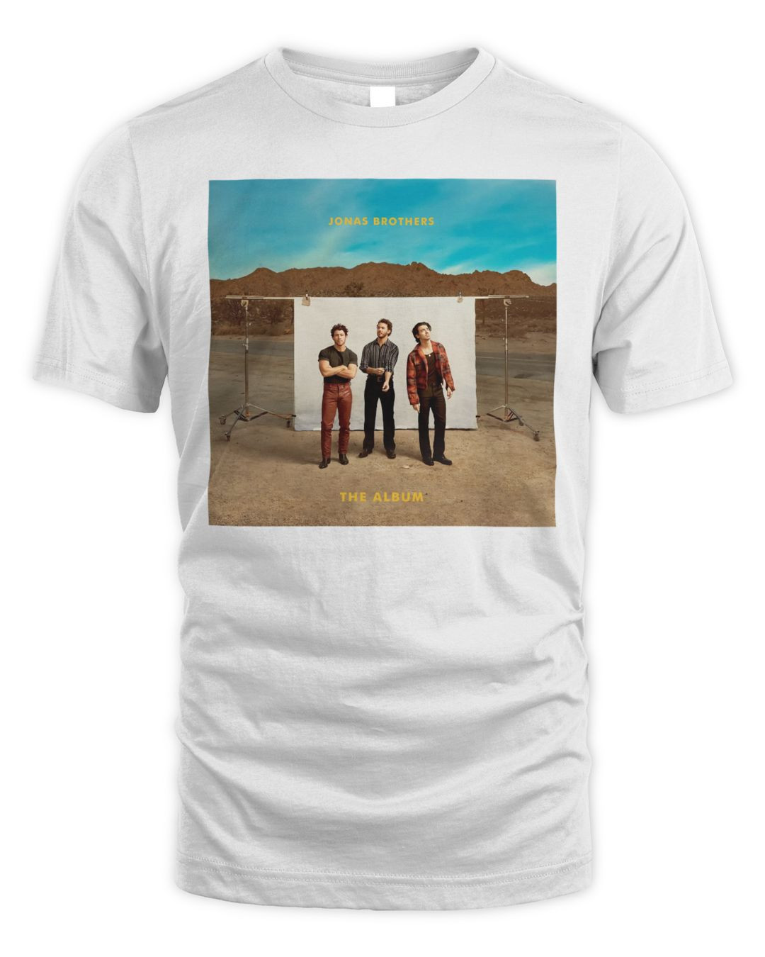 Jonas Brothers Merch The Shirt White Long Sleeve