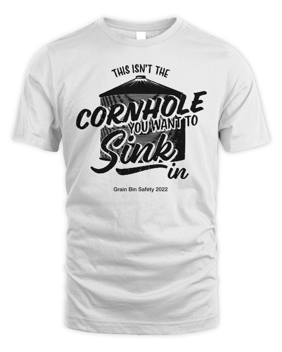 Millennial Farmer Merch Grain Bin Safety Fundraiser Shirt