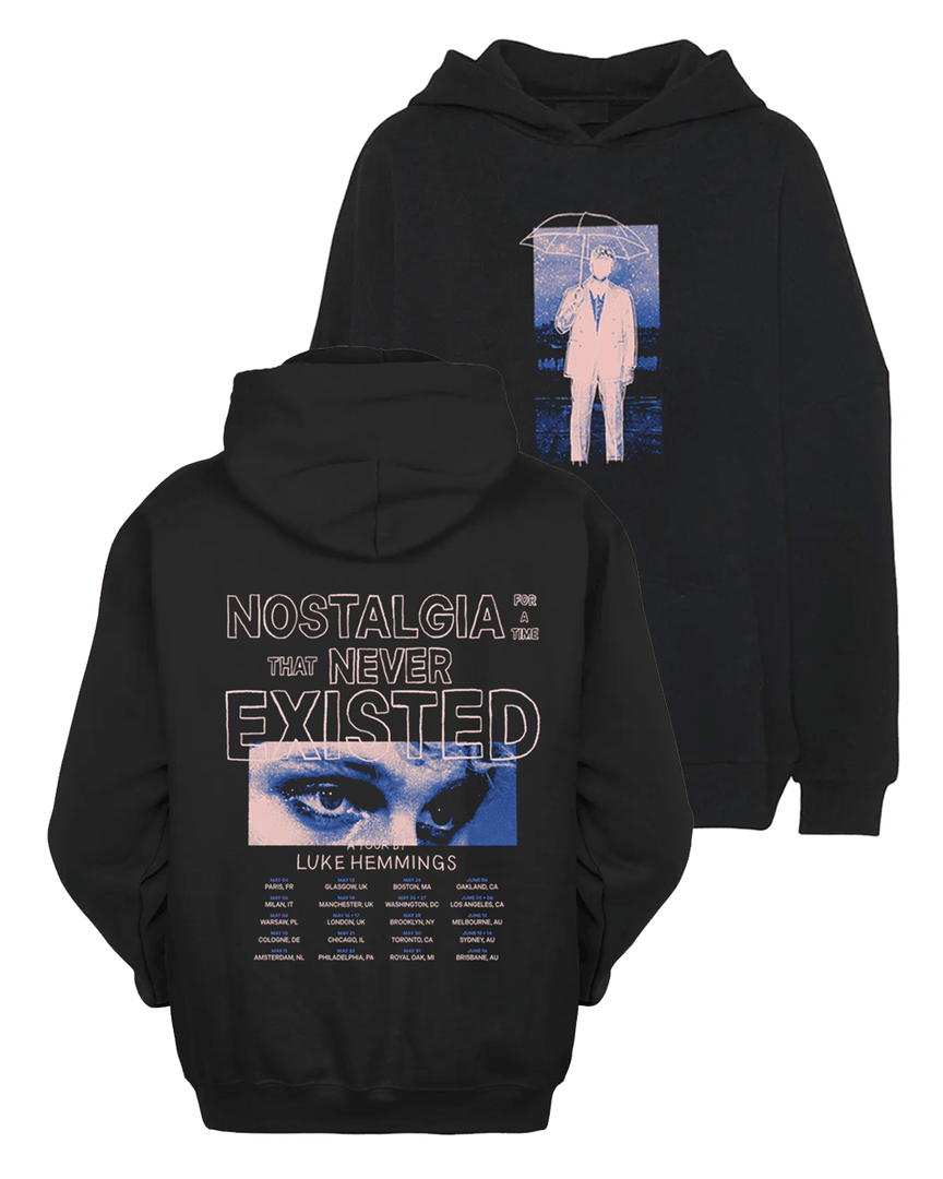 Luke Hemmings Merch Nostalgia For A Time That Never Existed 2024 Hoodie