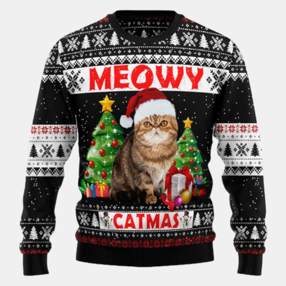 Meowy Christmas 4 Ugly Sweater