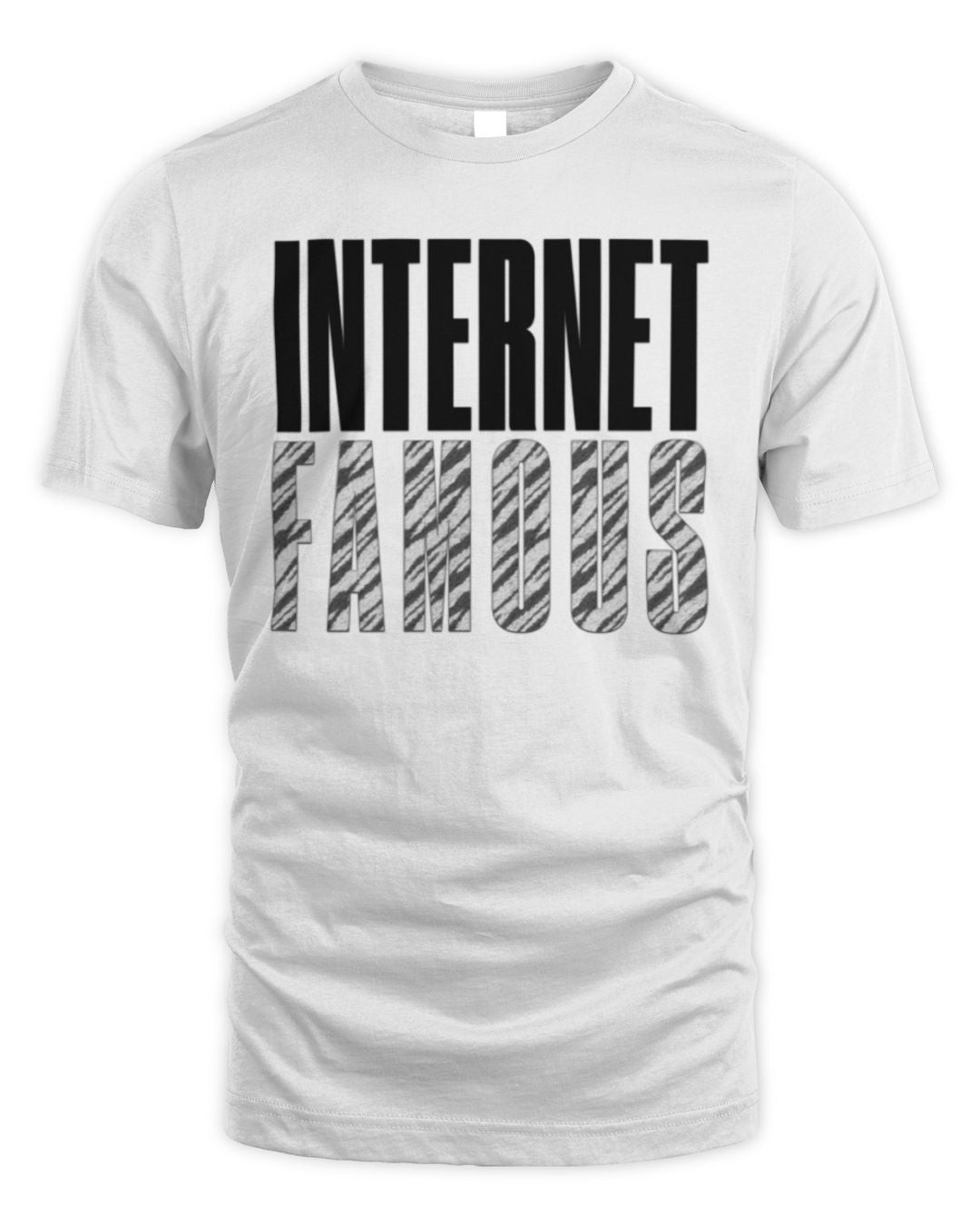 Internet Famous Merch Internet Famous Zebra Print Tee