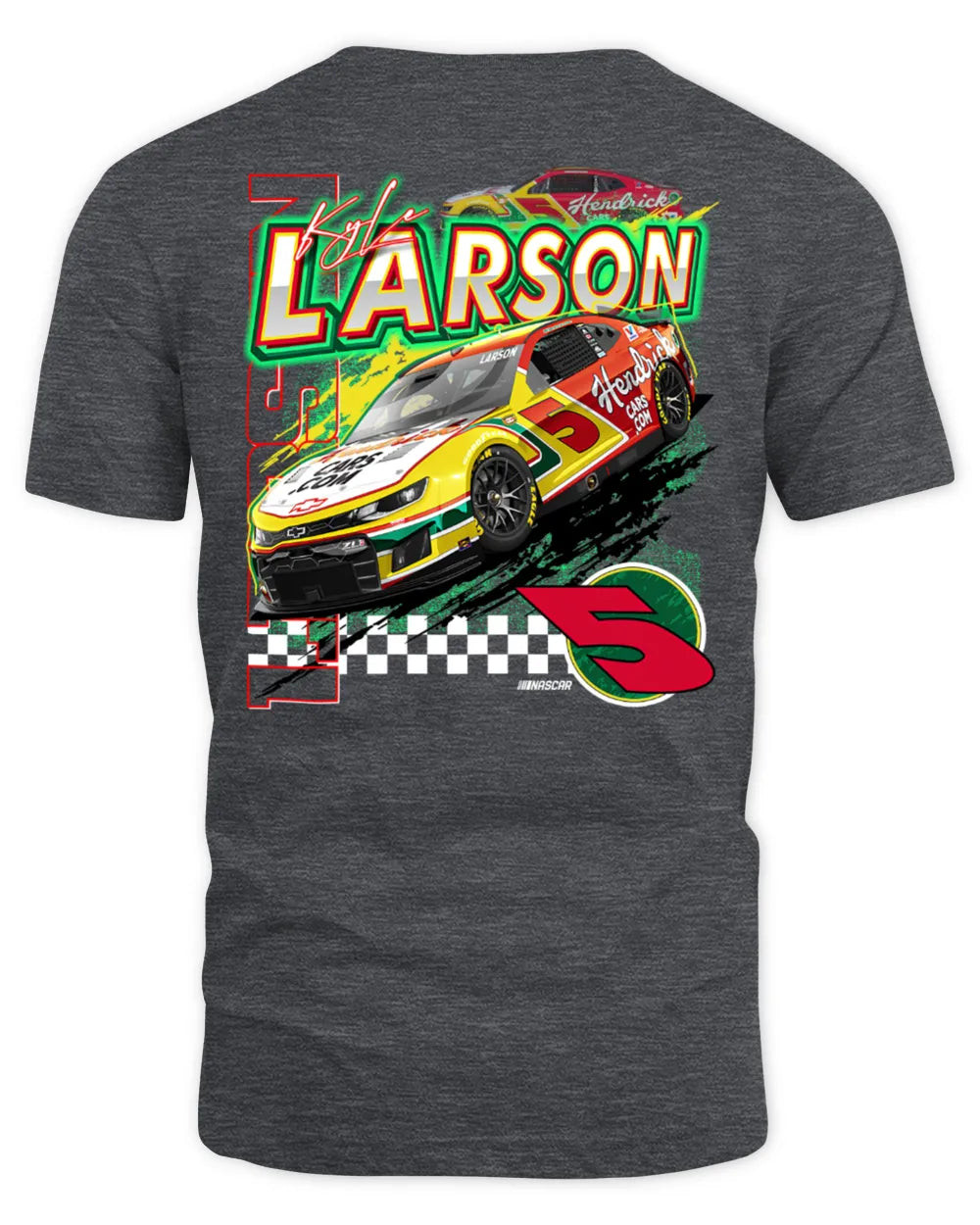 Kyle Larson #5 2024 Hendrickcars Throwback Sweatshirt Hoodie