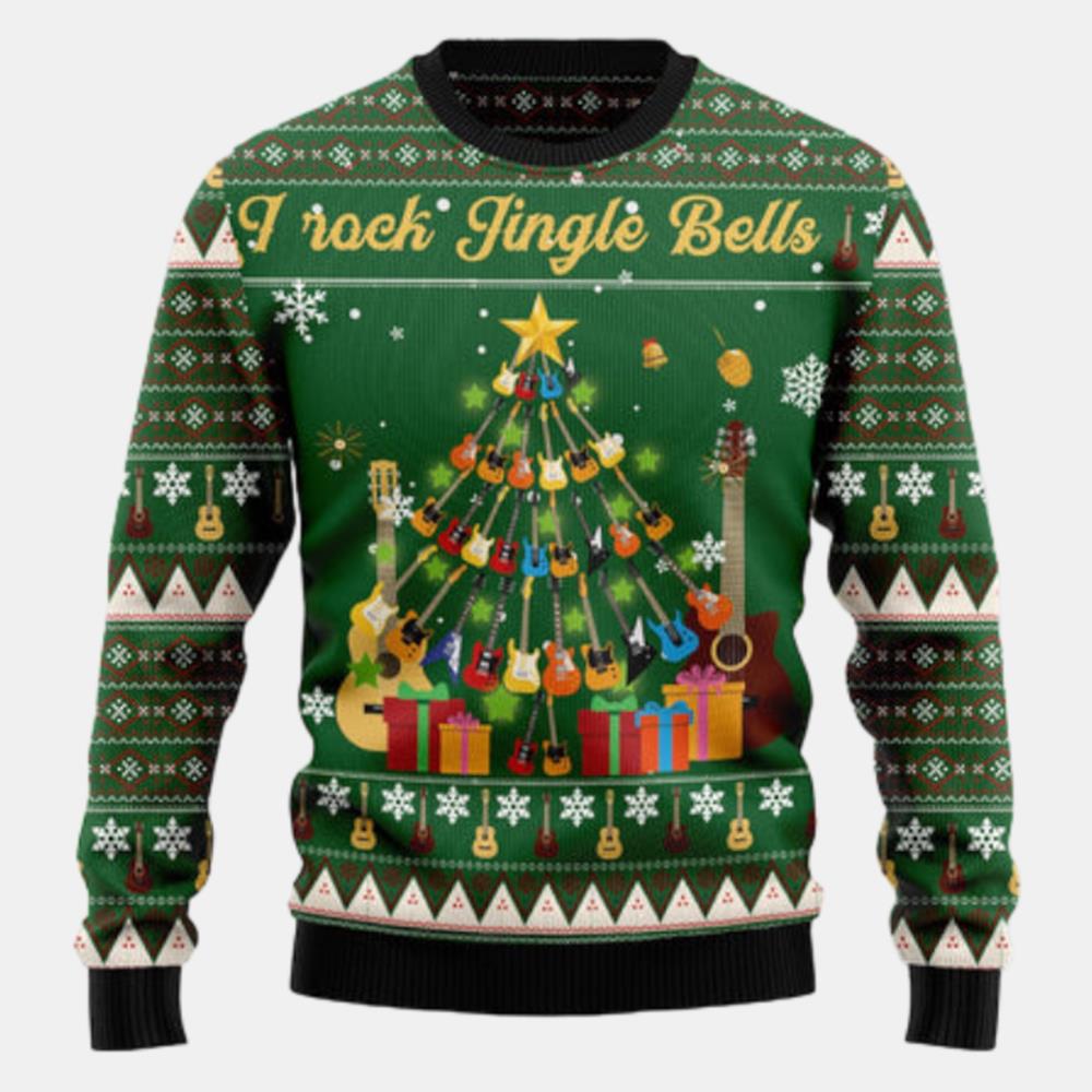 I Rock Jingle Bells Tg5925 Ugly Christmas Sweater Ugly Sweater