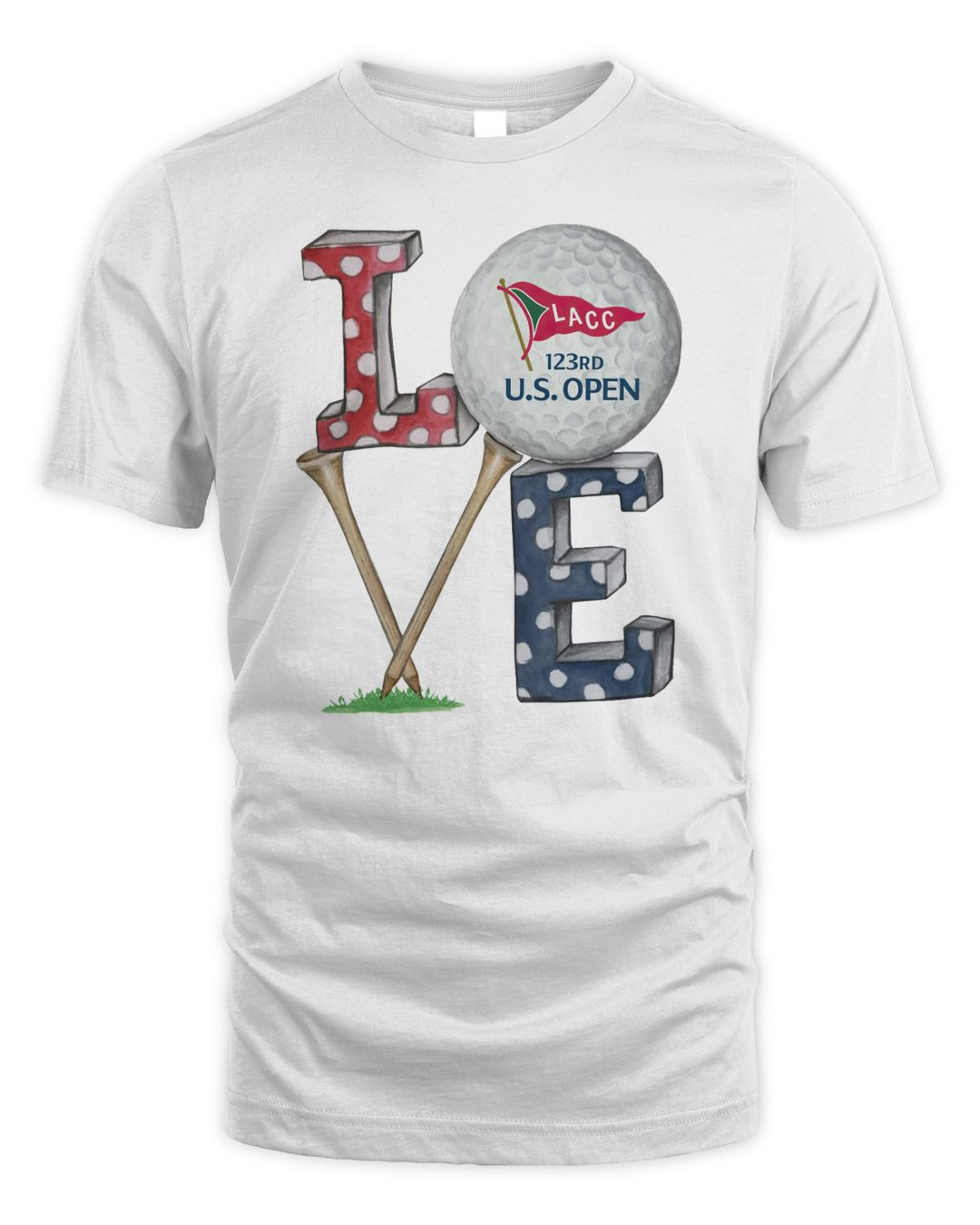 Lacc Us Open Merch 2023 U.s. Open Golf Love Shirt