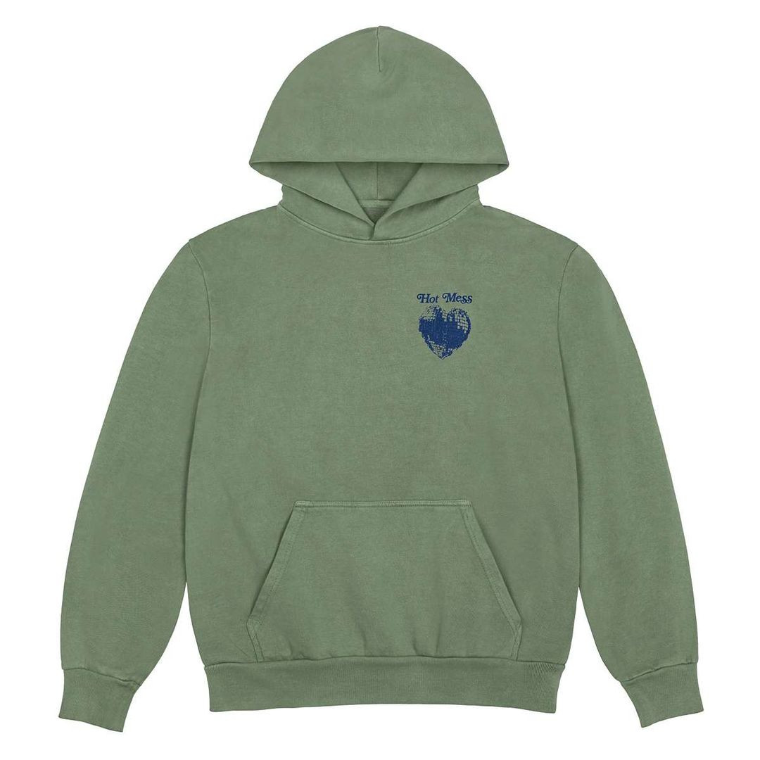 Hot Mess Merch Alix Earle Hot Mess It's A Lifestyle Hoodie Green