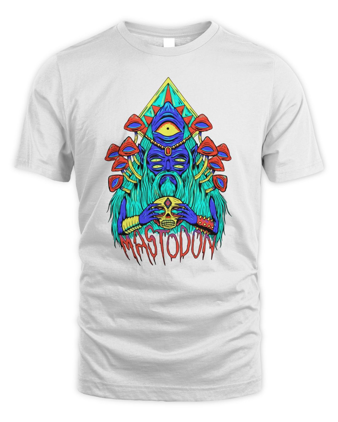 Mastodon Merch Mushroom Wizard Glow Shirt