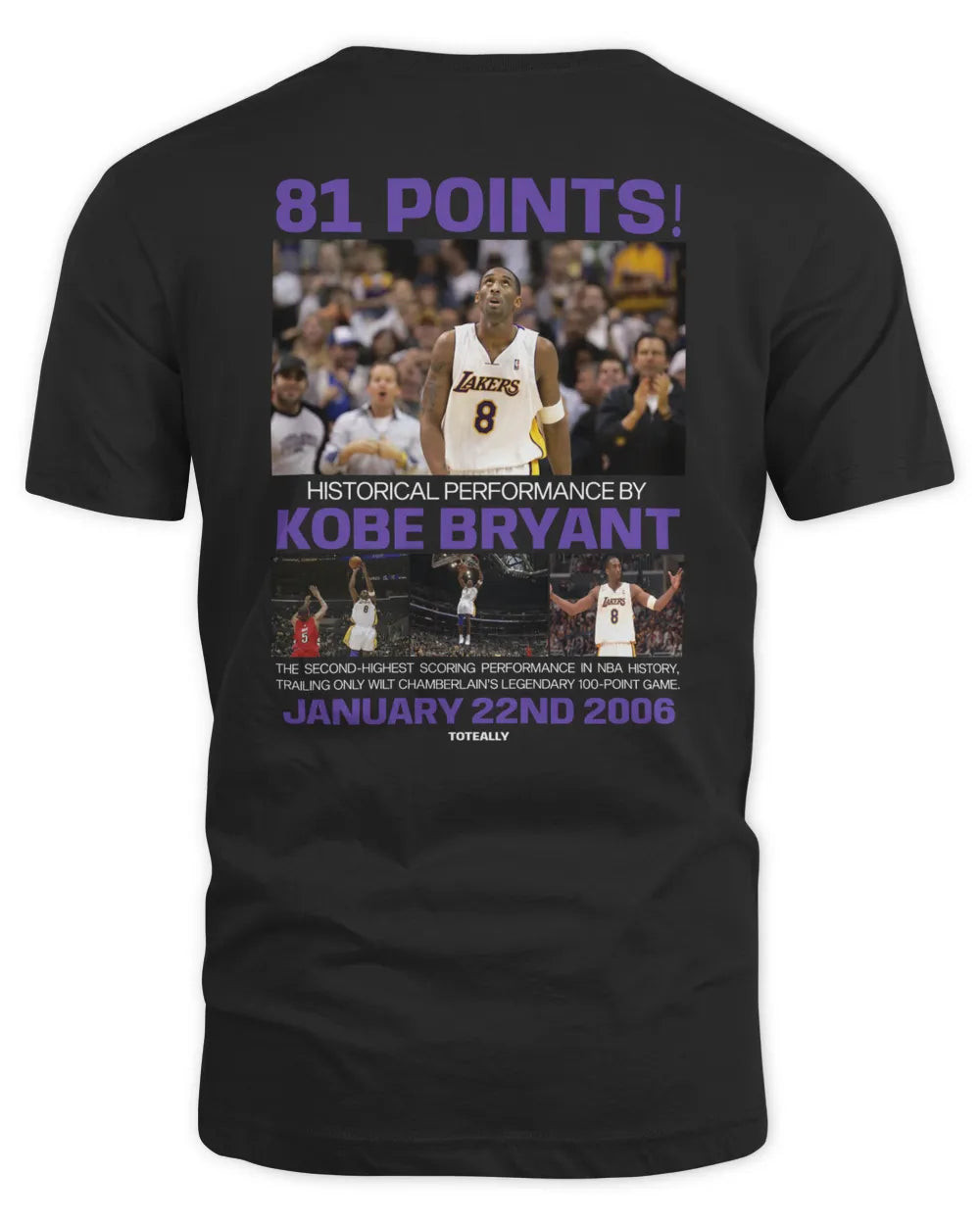 Kobe Bryant Points Hoodie Sweatshirt