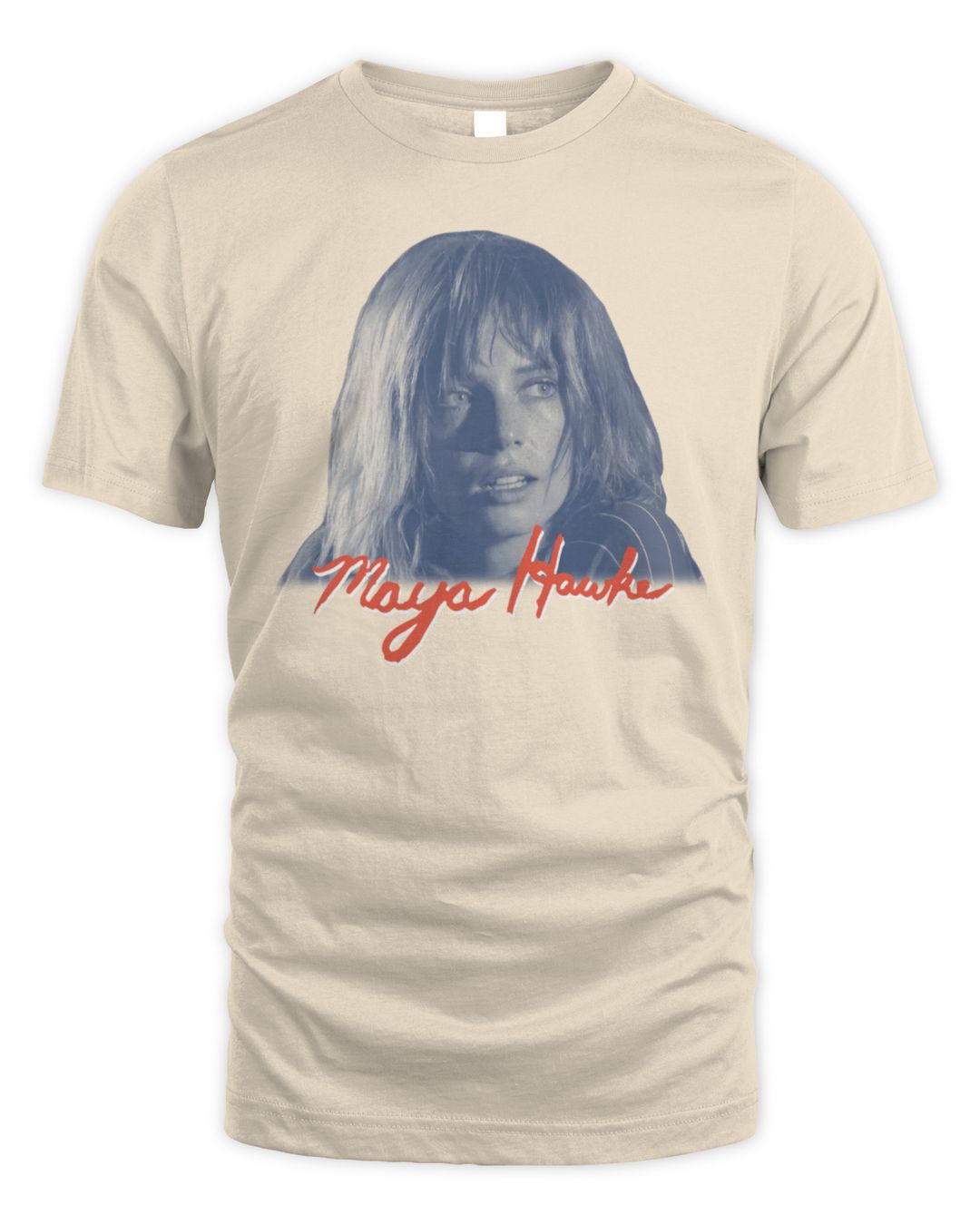 Maya Hawke Merch Portrait Cream Hoodie Sweatshirt