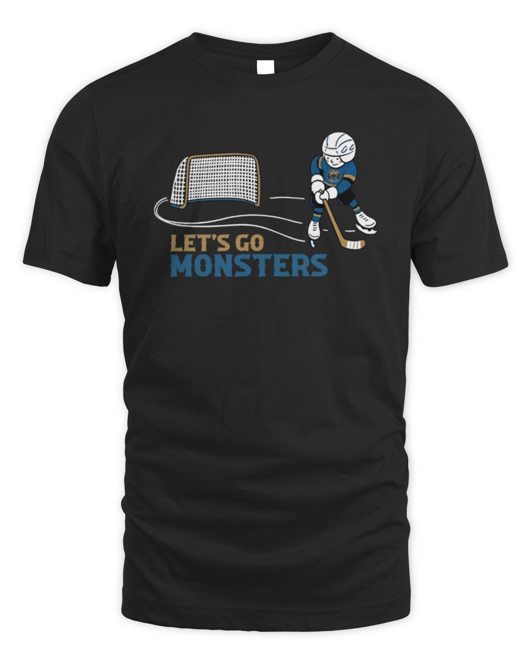 Let's Go Monsters Tee Shirt