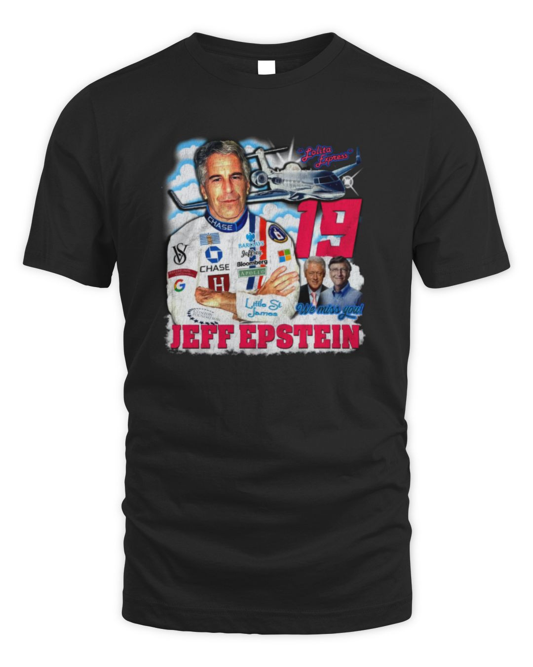 Jeffrey Epstein #19 White Shirt