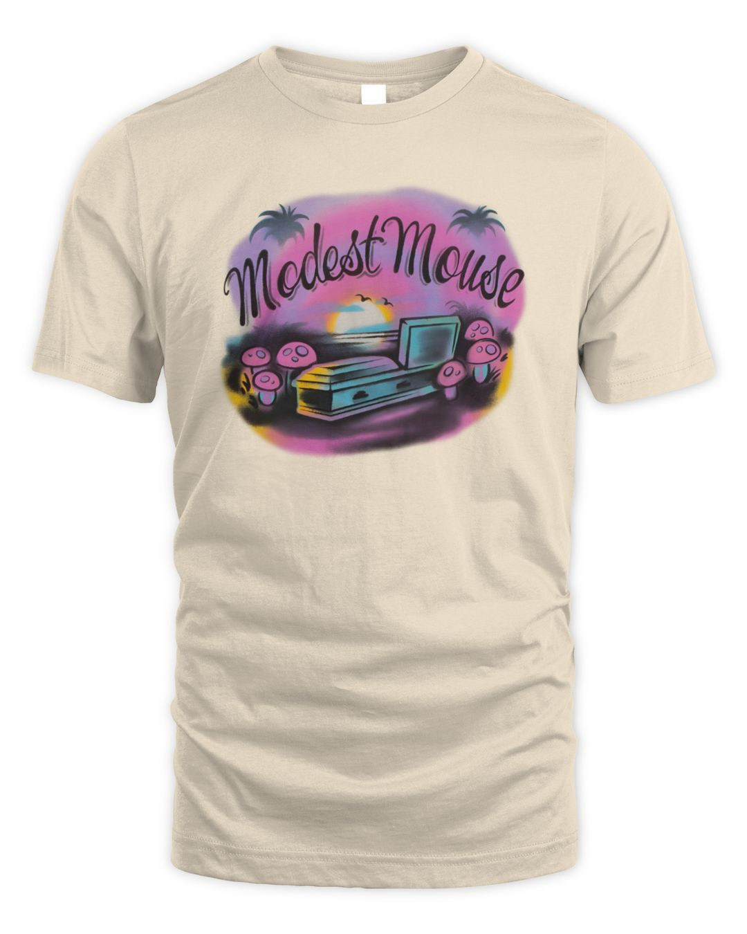 Modest Mouse Merch Airbrush Sunset Shirt