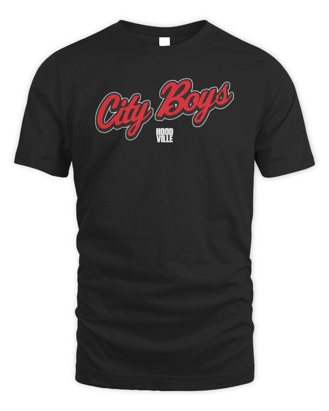 Hoodville Shop City Boys T-shirt Black