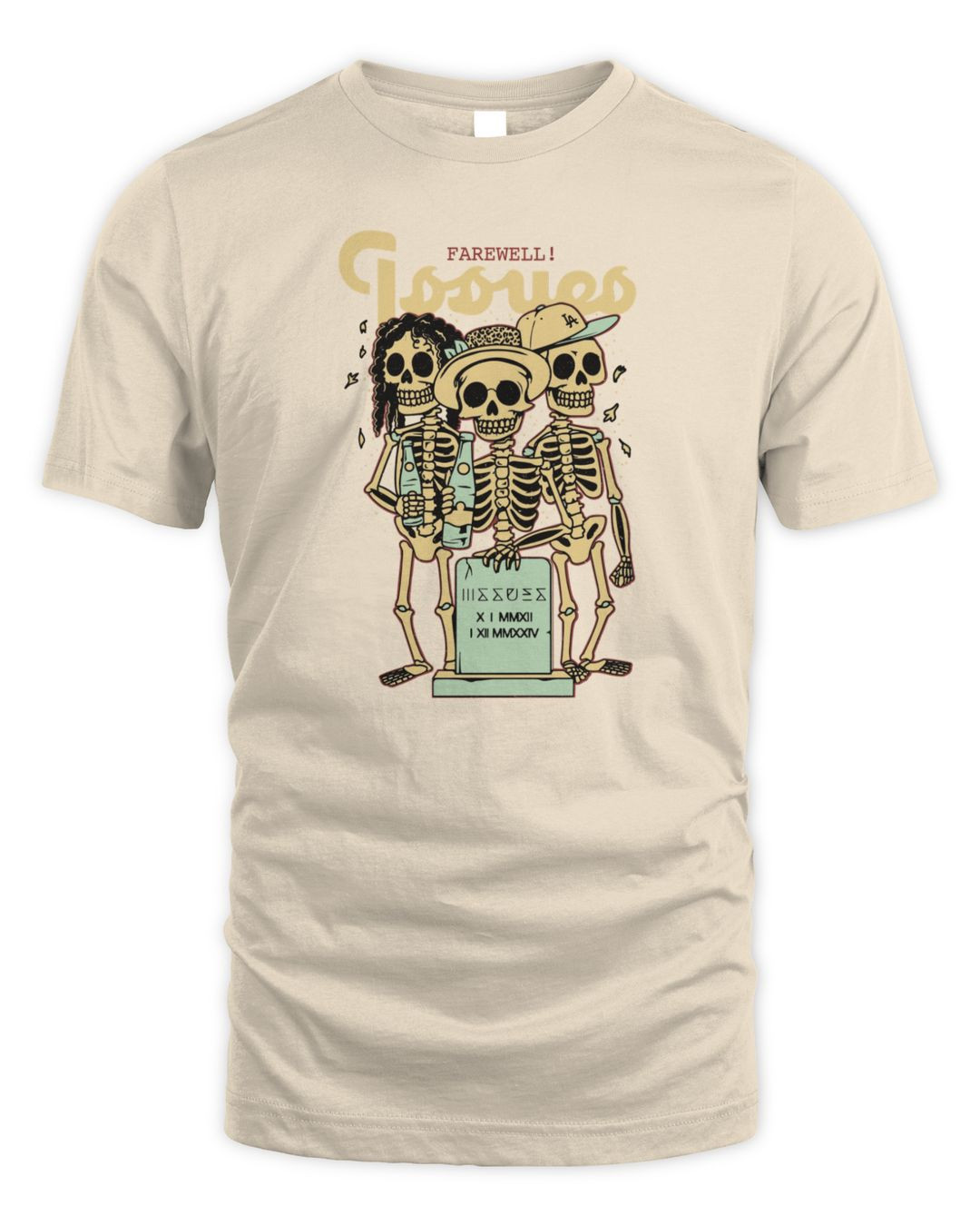 Ixiimmxxiv 3 Skeletons Hoodie Sweatshirt