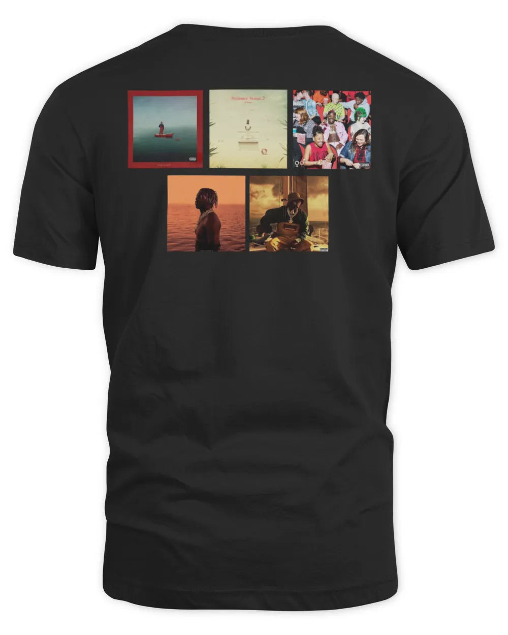 Lil Yachty N2p Covers Black Tshirts