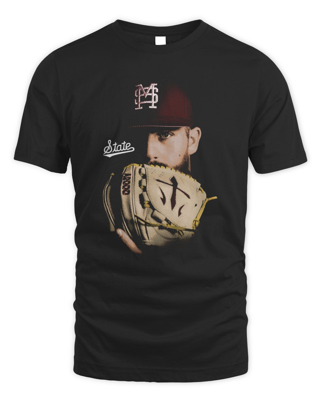 Msstate Mil Store Stone Simmons Big Head Black Hoodie Official