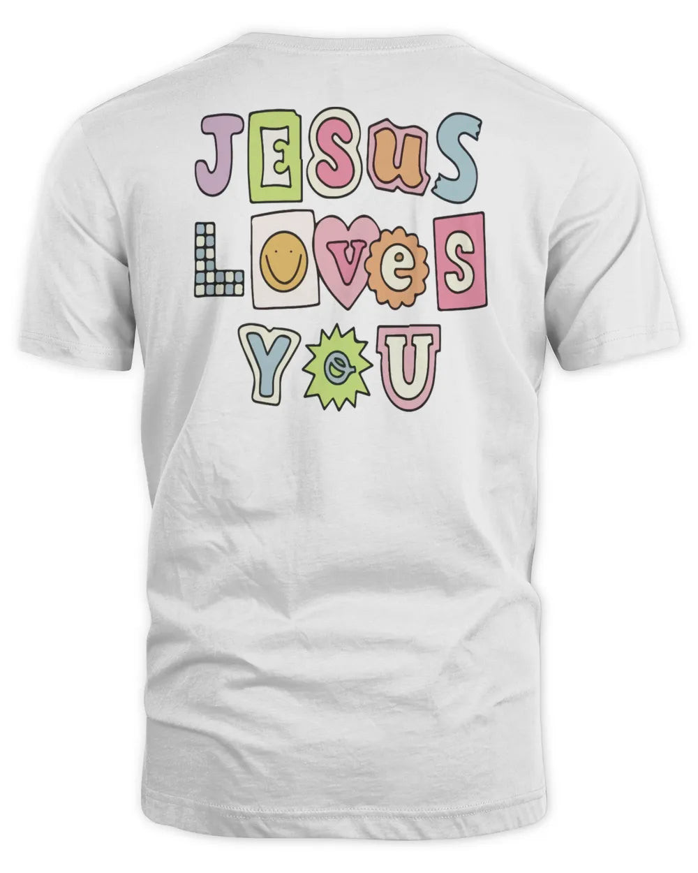 Lovellx Merch Jesus Loves You Drawstring Shirt
