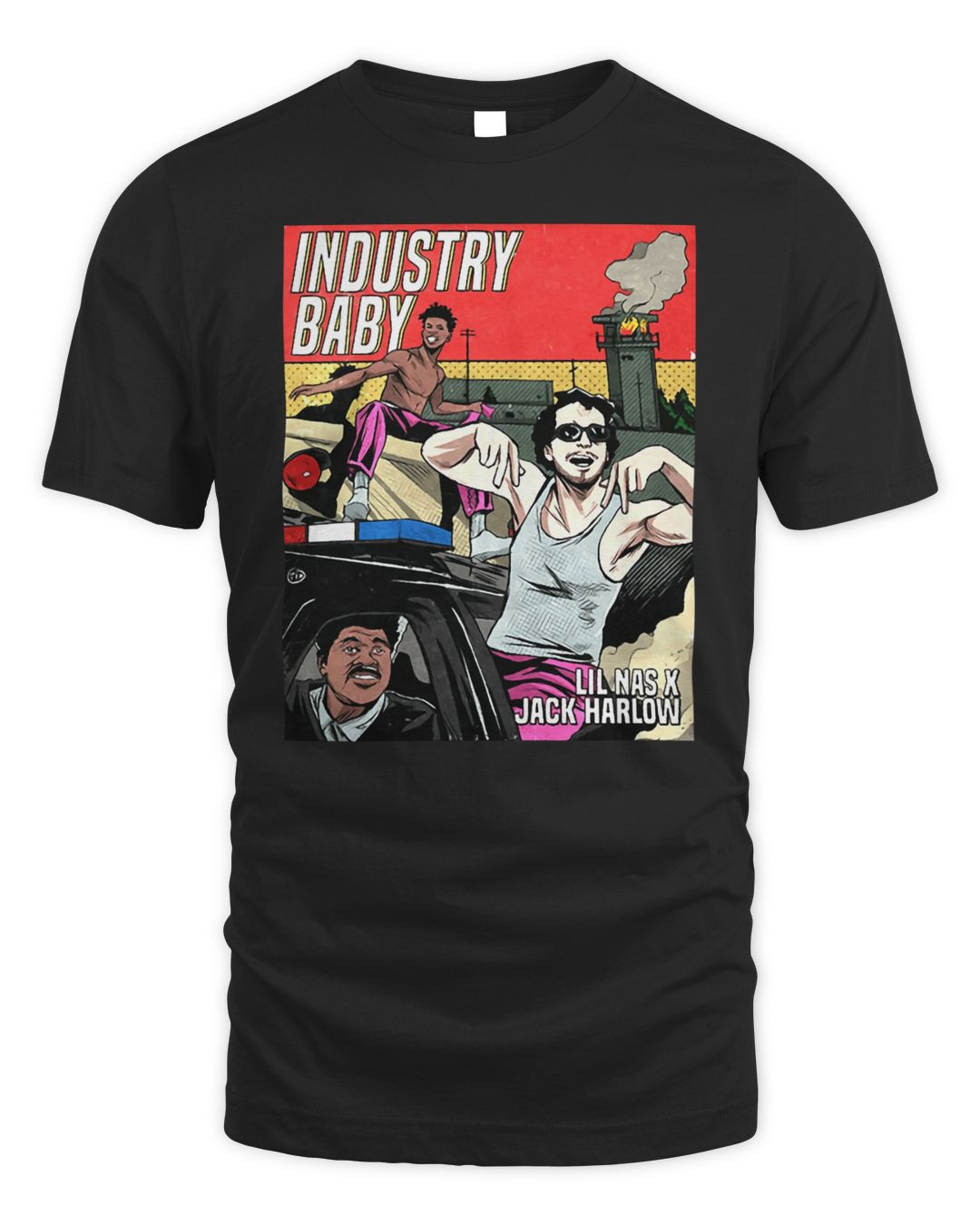 Lil Nas X Merch Industry Baby Comic Art Shirt