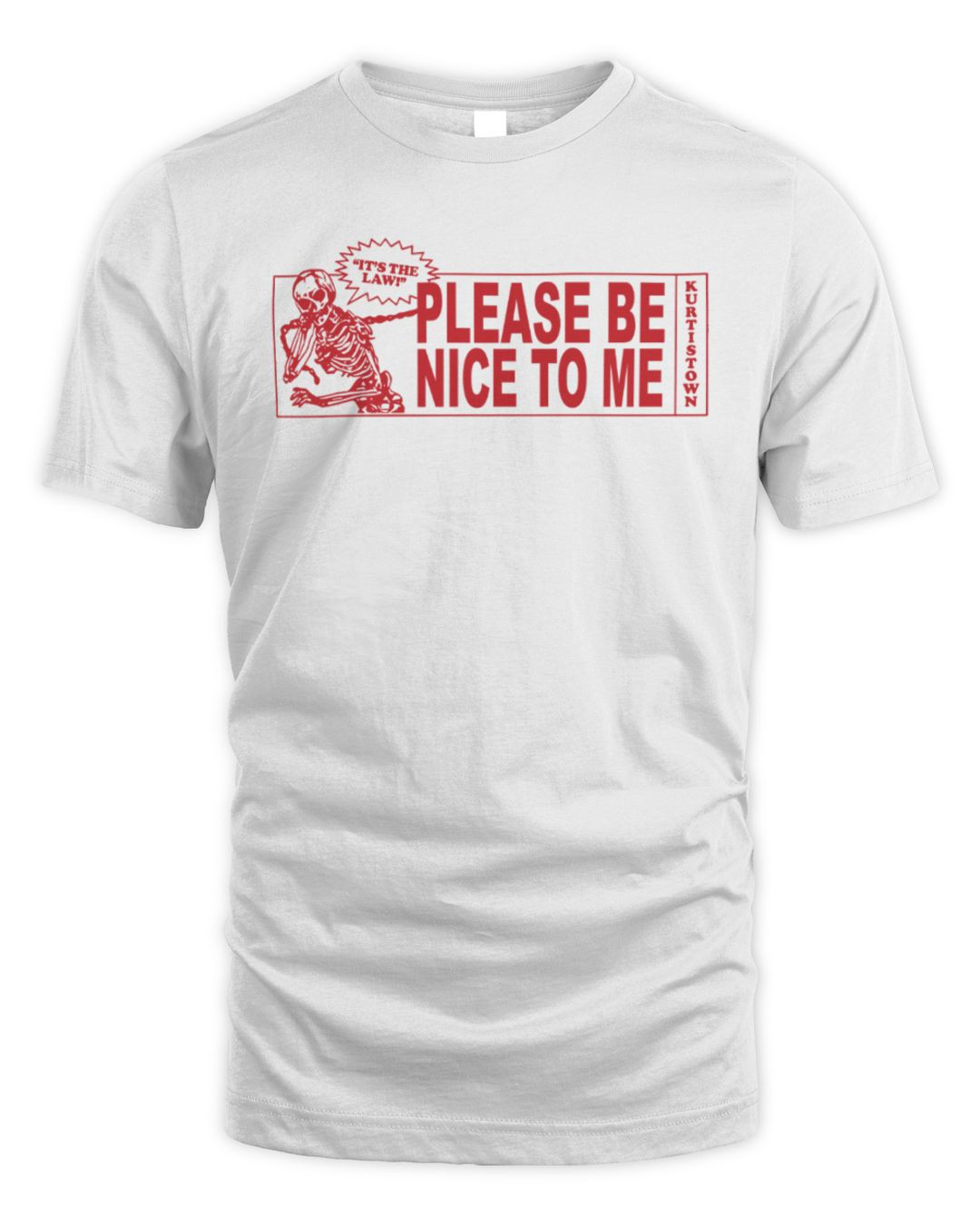 Kurtis Conner Merch Pbntm Skeleton White Tee