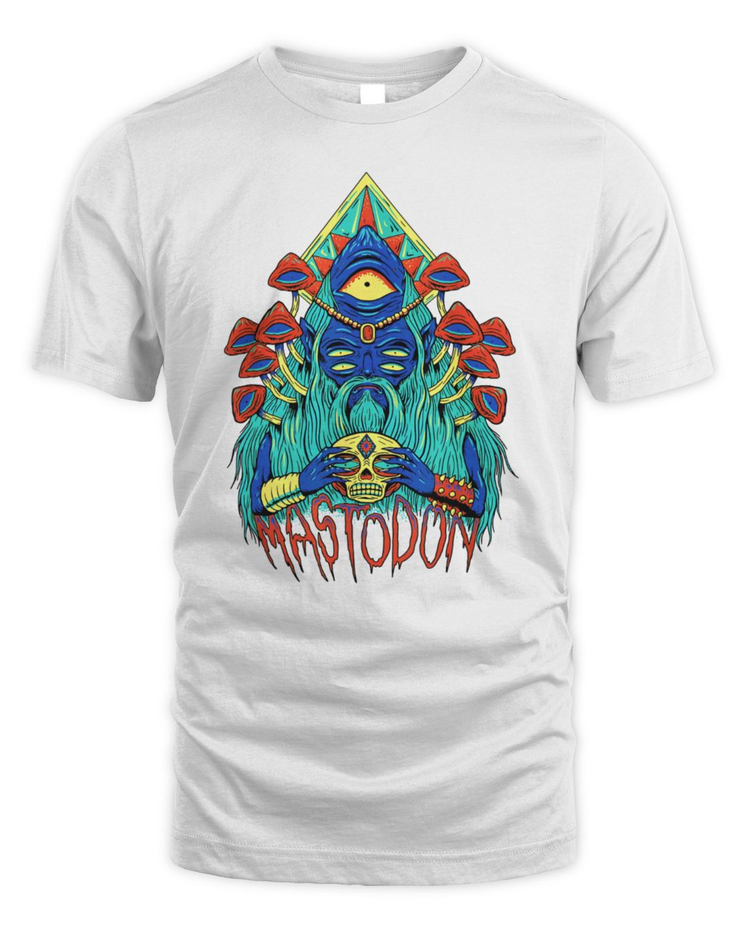 Mastodon Mushroom Wizard Glow T Shirt