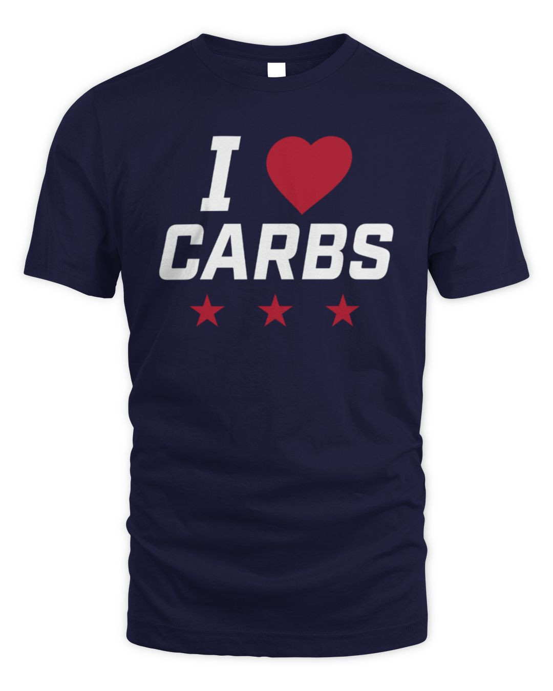I Love Carbs Sweatshirt Hoodie Navy