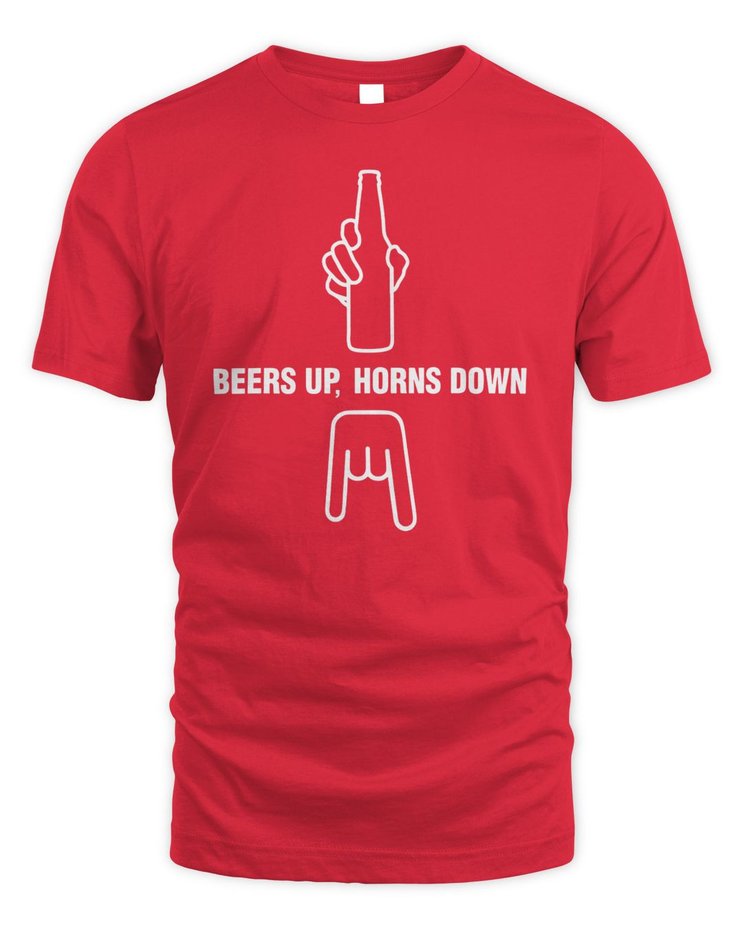Horns Down Merch Beers Up, Horns Down T-shirt