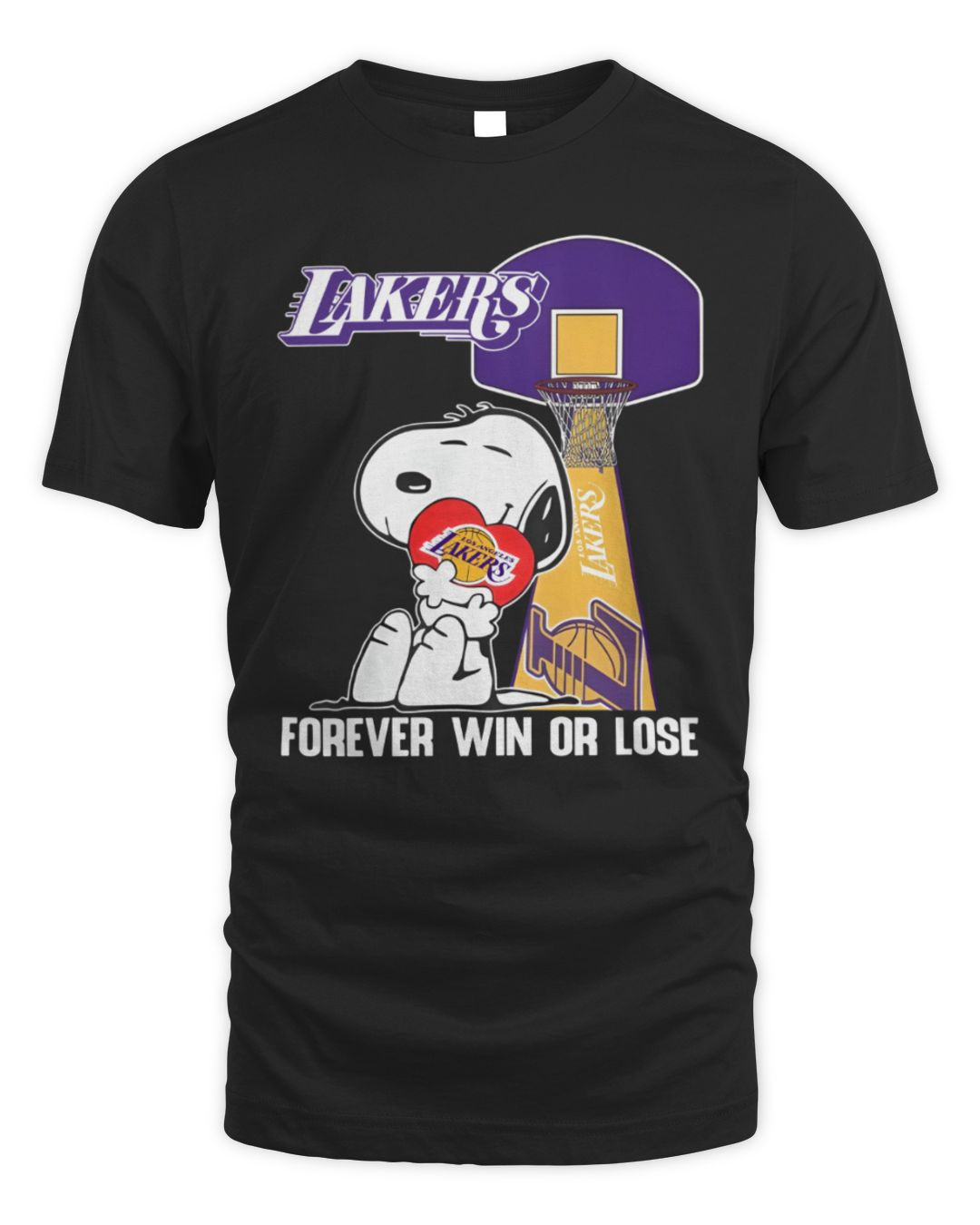 Lakers Forever Win Or Lose Tee Shirt