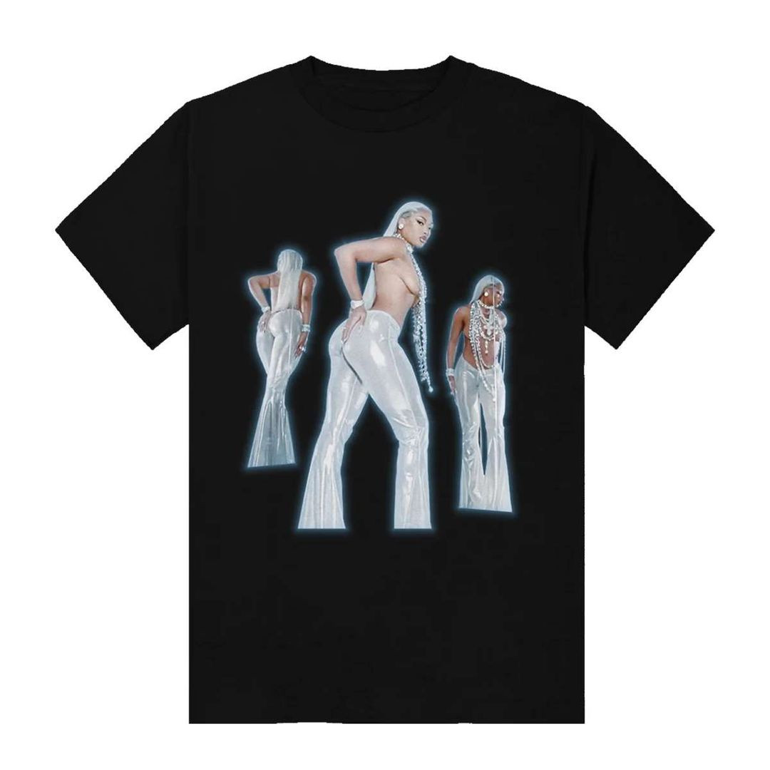 Megan Thee Stallion Merch Hiss Silver Photo Tee
