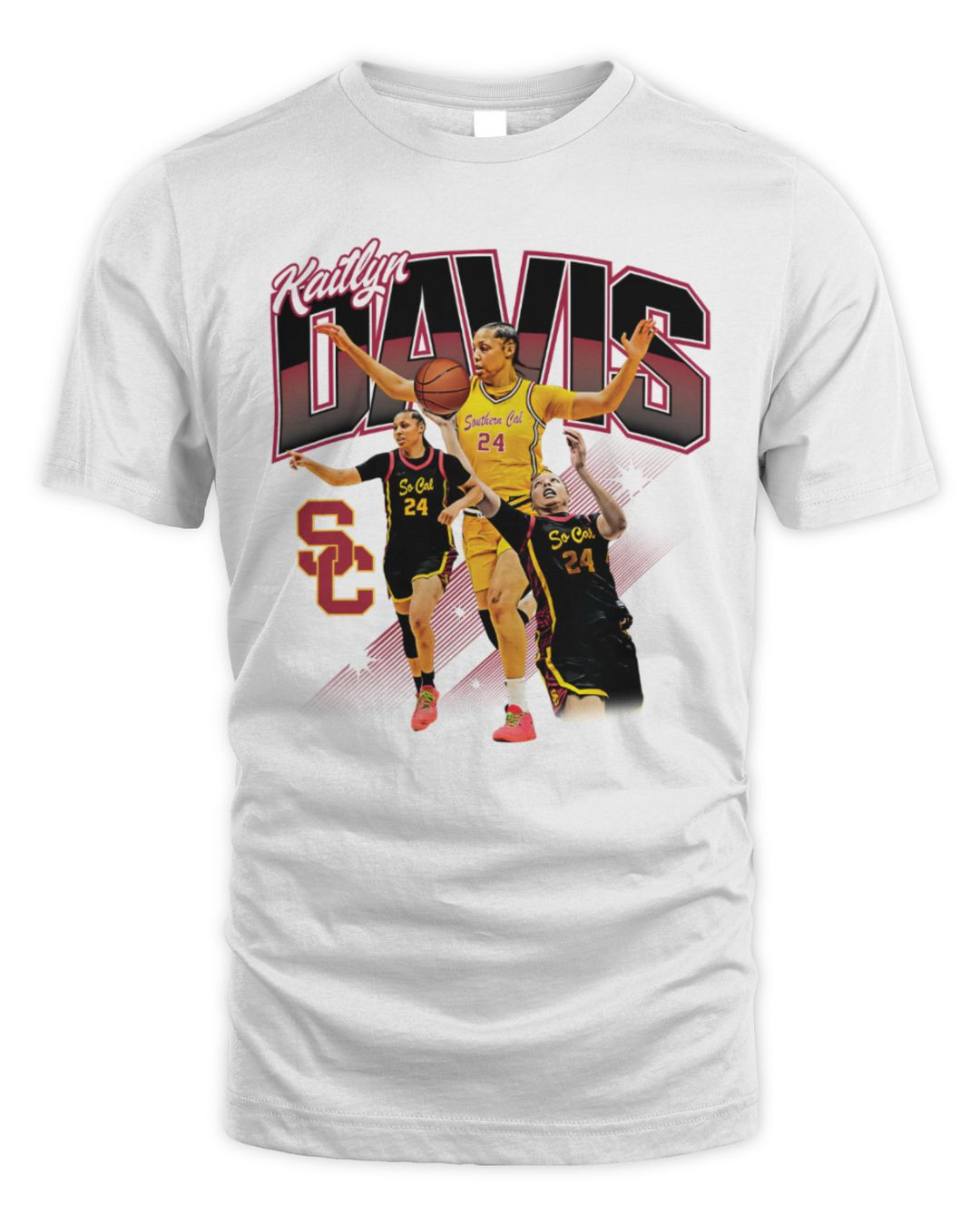Kaitlyn Davis 2023-2024 Post Season Tee Usc Trojans