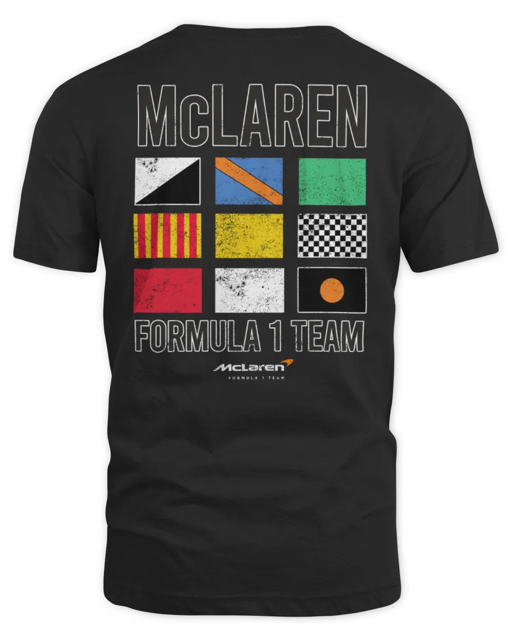 Mclaren F1 Team The Flags Of F1 T-shirt