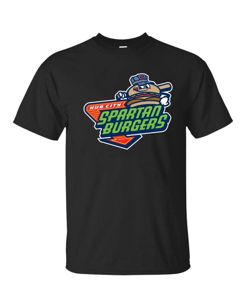 Hub City Spartanburgers Primary Logo T Shirt