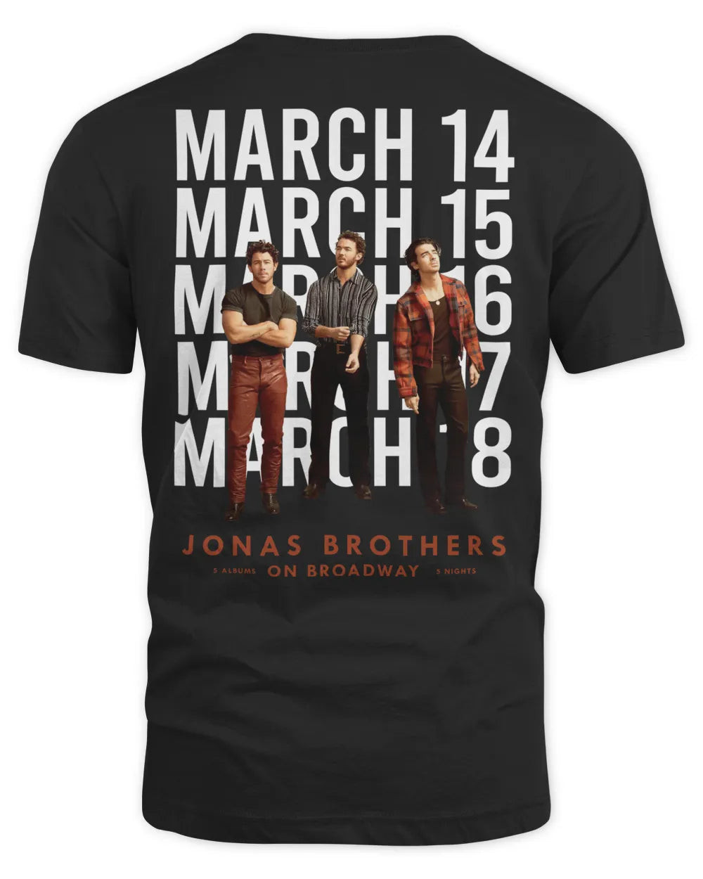 Jonas Brothers Merch Brothers On Broadway Shirt