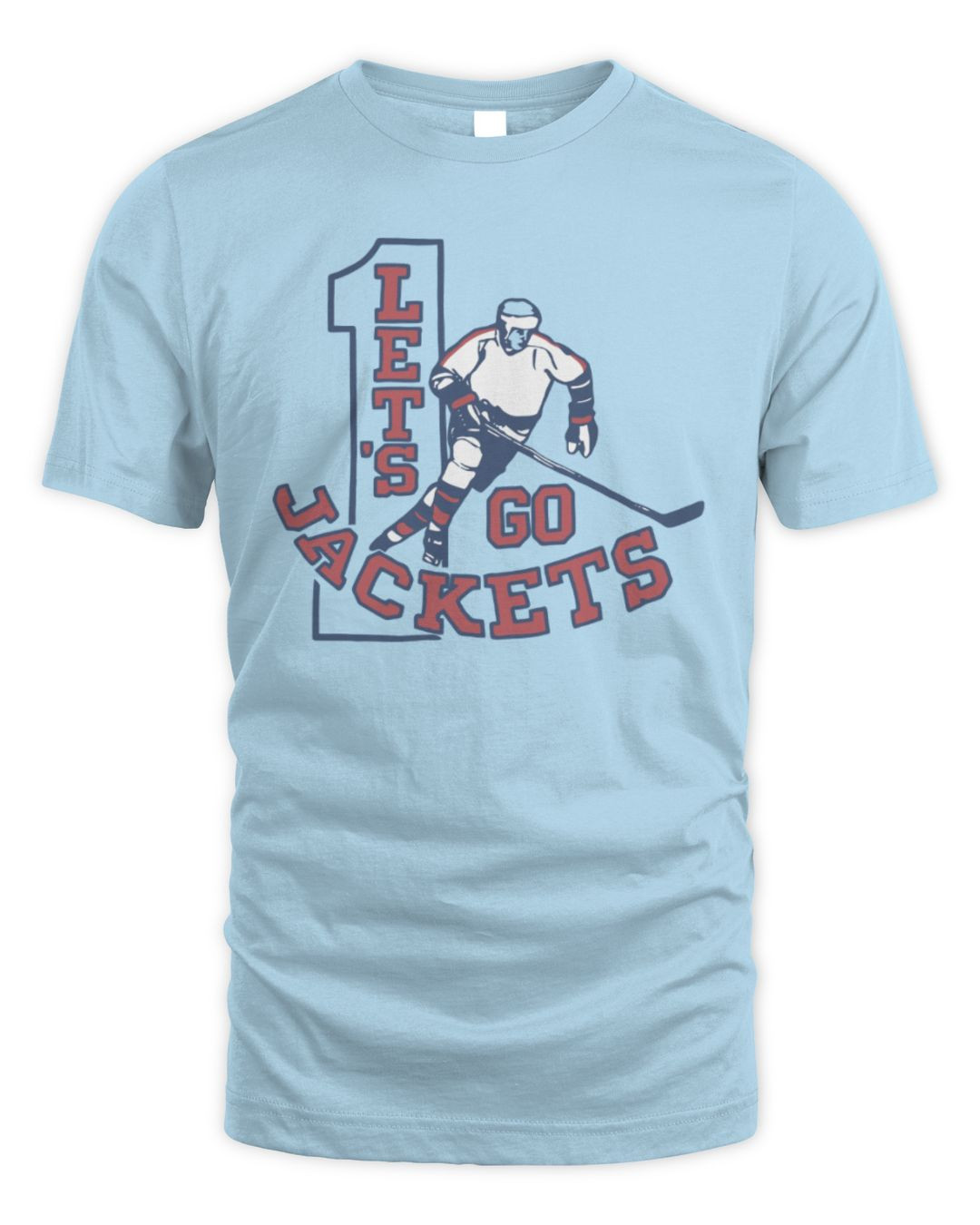 Let's Go Jackets Official Blue T Shirt