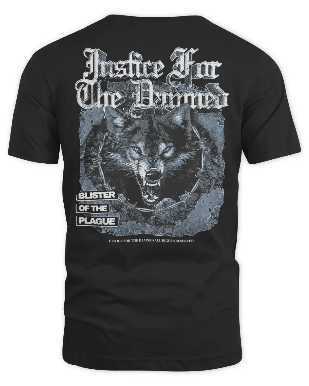 Malevolence Merch Justice For The Damned Wolf Shirt