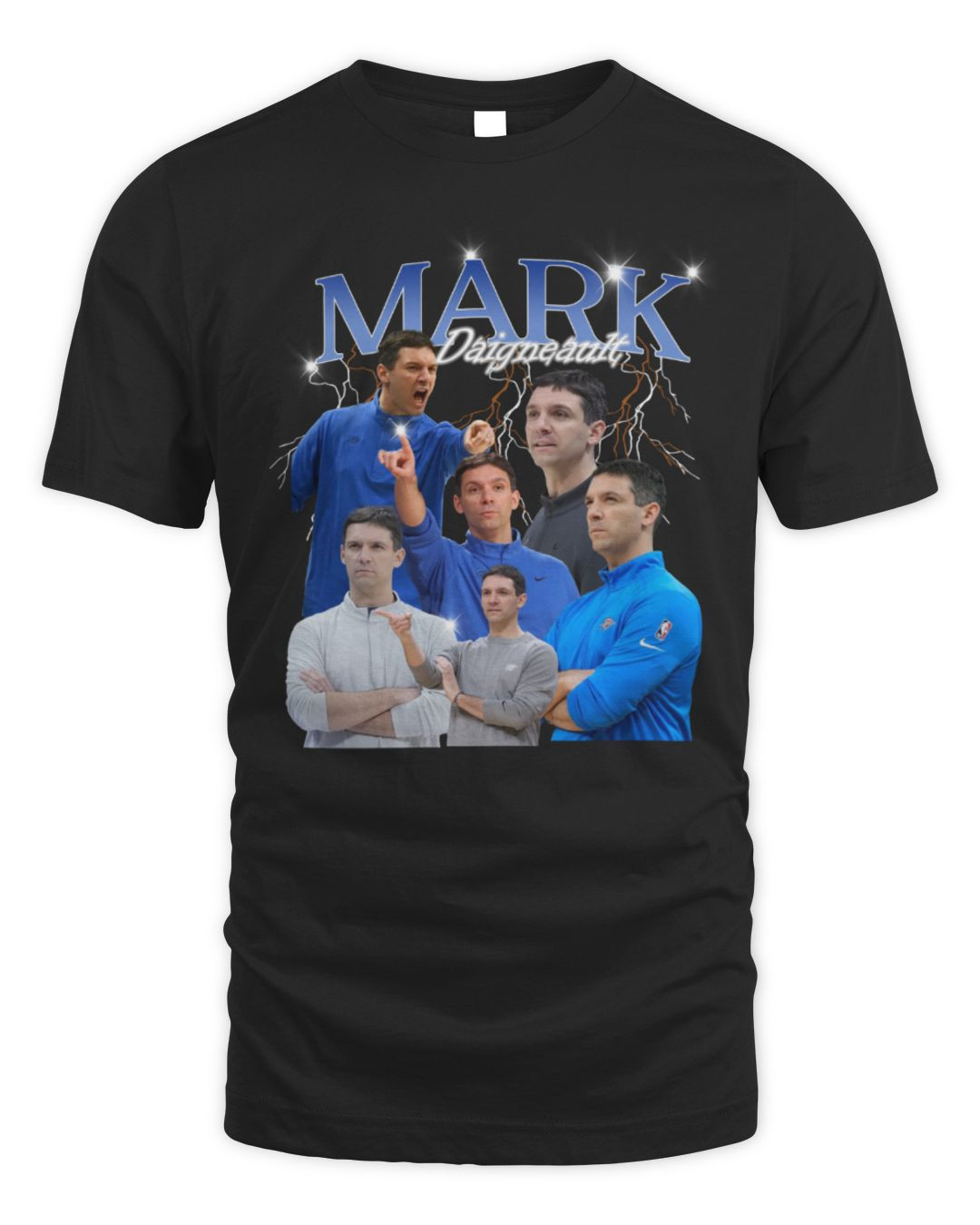 Jalen Williams Mark Daigneault Photo Shirt Black