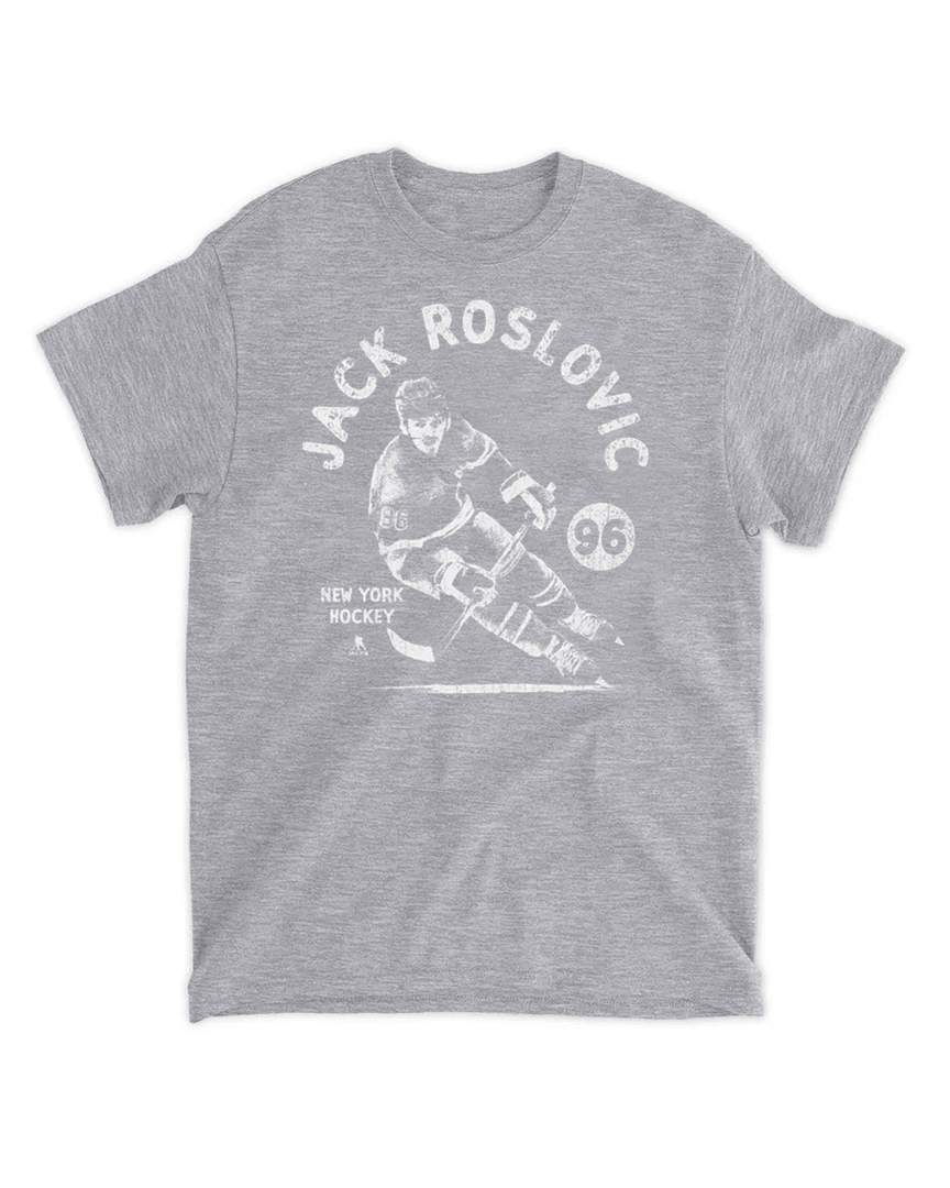 Jack Roslovic New York Ranger Stamp T Shirt