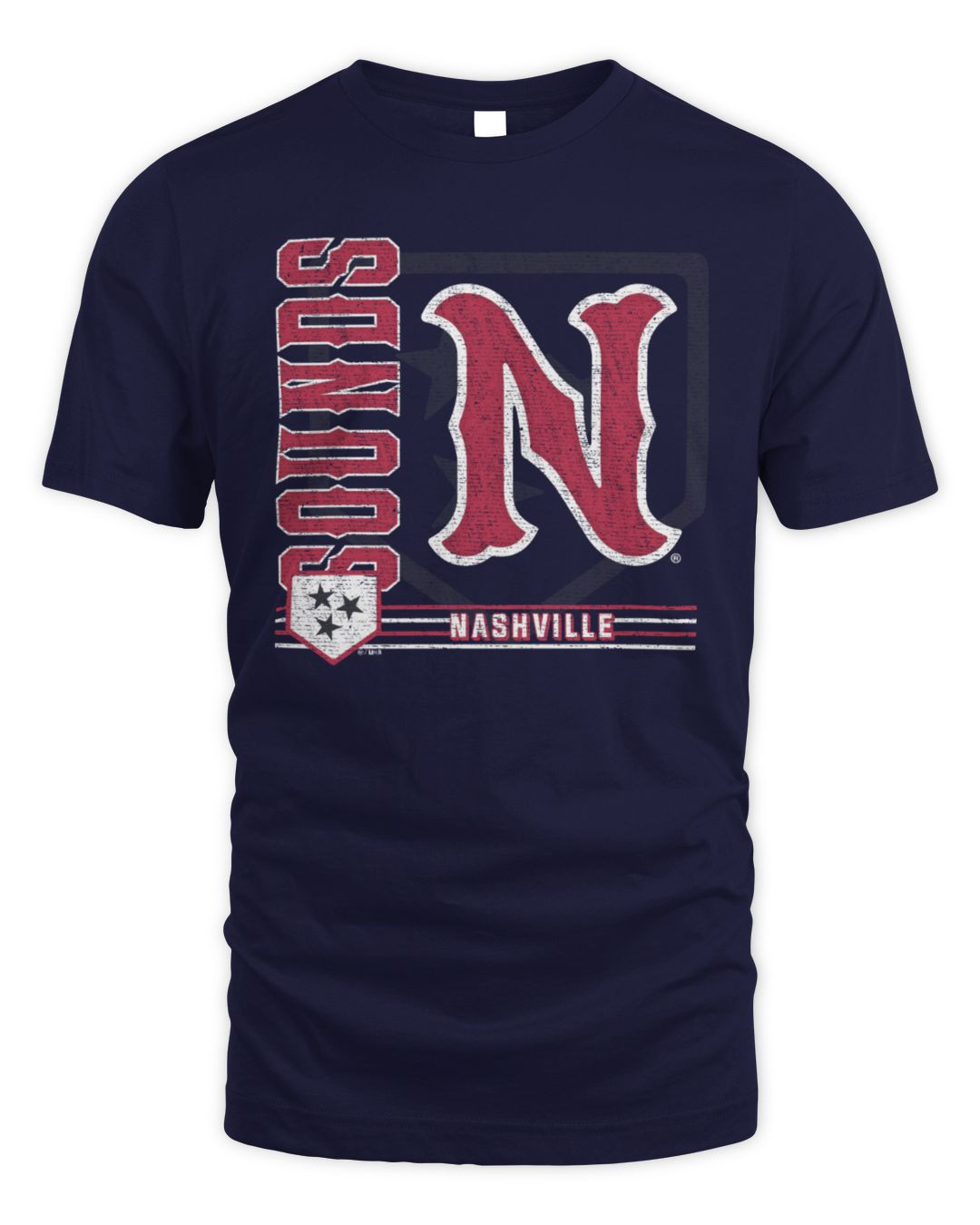 Nashville Sounds '47 Brand Atlas Blue Strike Back Hoodie Sweatshirt