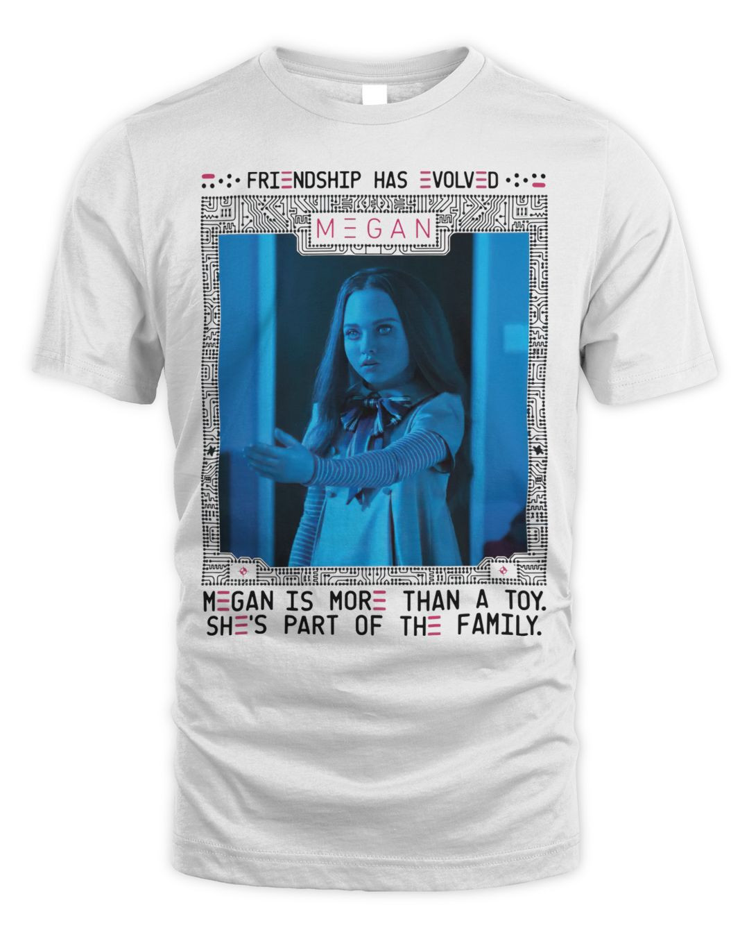 M3gan Merchandise X Blumhouse Part Of The Family Shirt