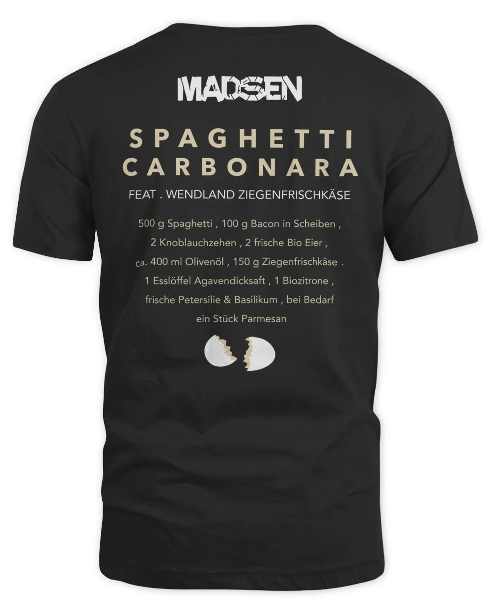 Madsen Merch Spaghetti Carbonara Shirt