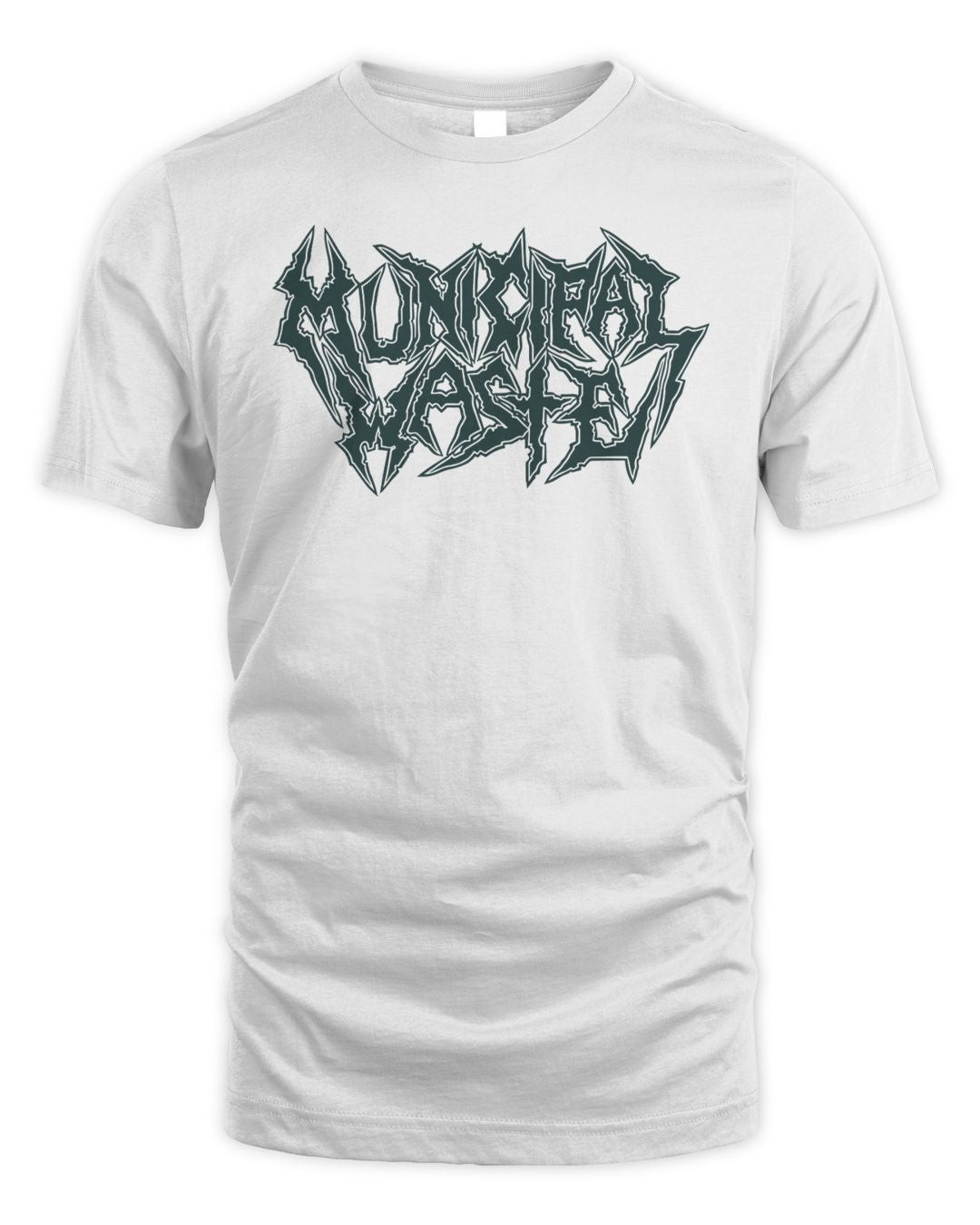 Municipal Waste White Logo T-shirt