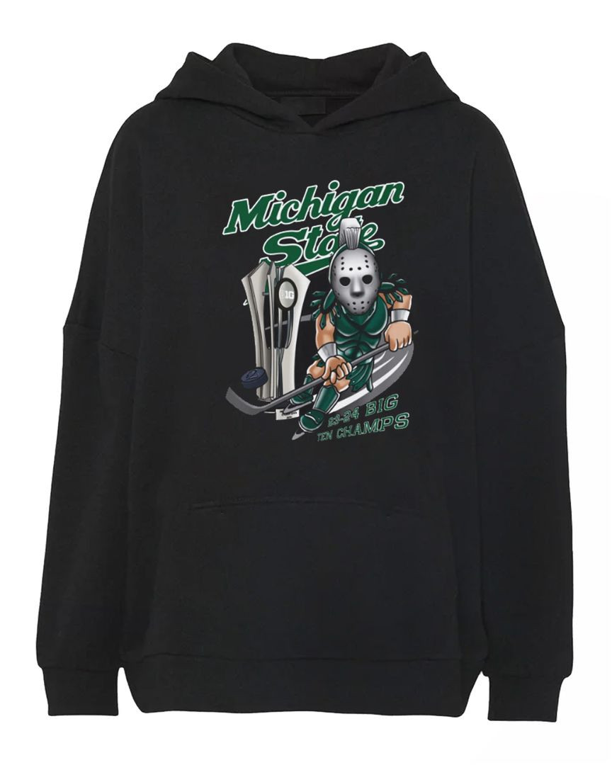 Michigan State 23-24 Big Ten Champs Hockey Hoodie