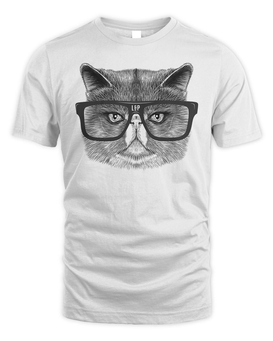 L&p Apparel Angry Cat Series Shirt